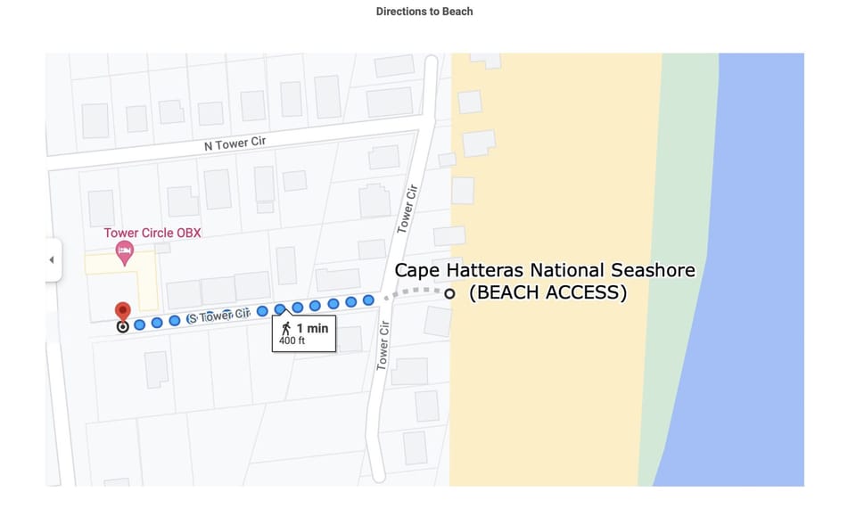 Beach Access Map