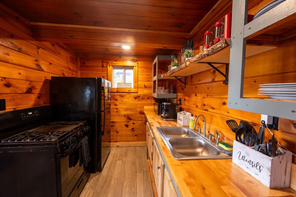 This kitchen was made for slow mornings and shared moments