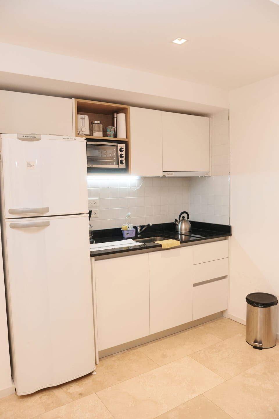 Comfort Apartment | Private kitchen | Full-size fridge, microwave, oven, toaster