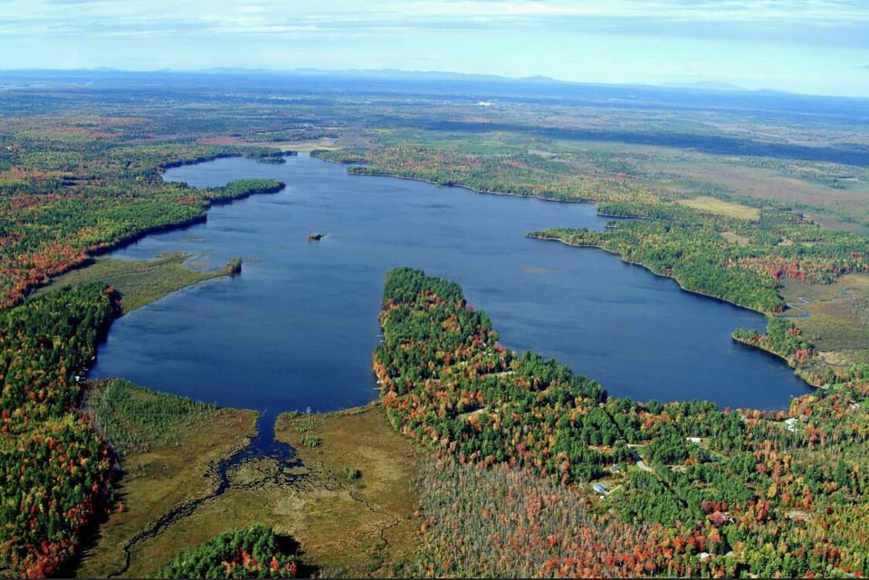 Aerial view of Chemo Pond.