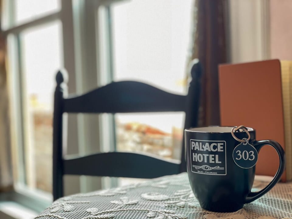 ~Enjoy a complimentary cup of coffee
