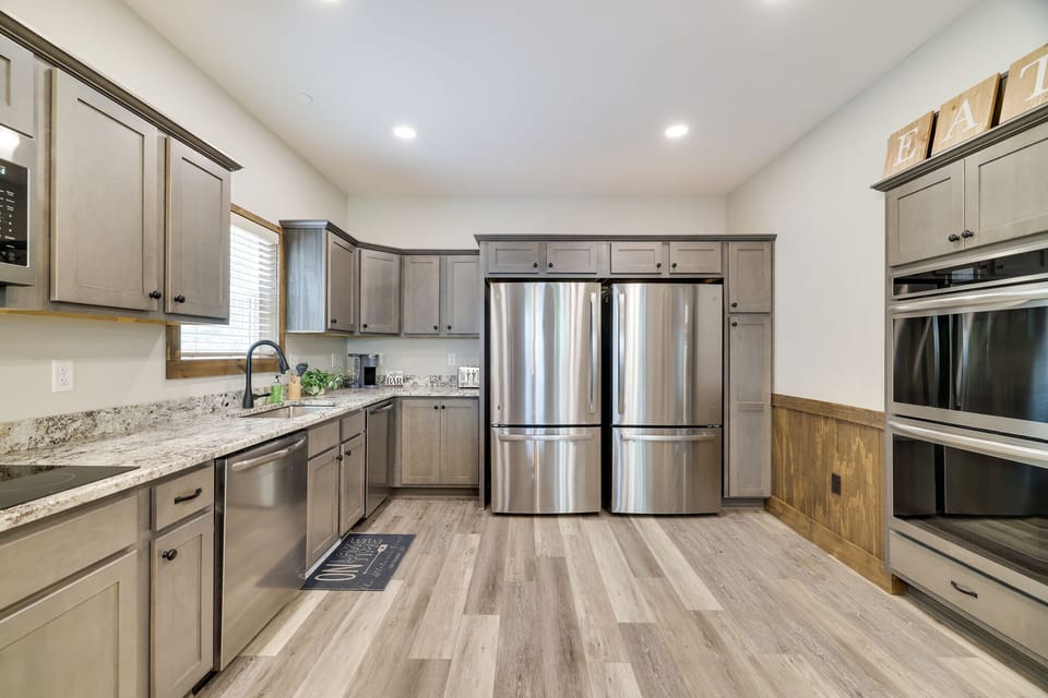 Plenty of Space!
No Bumping Into Each Other in this Spacious Kitchen.