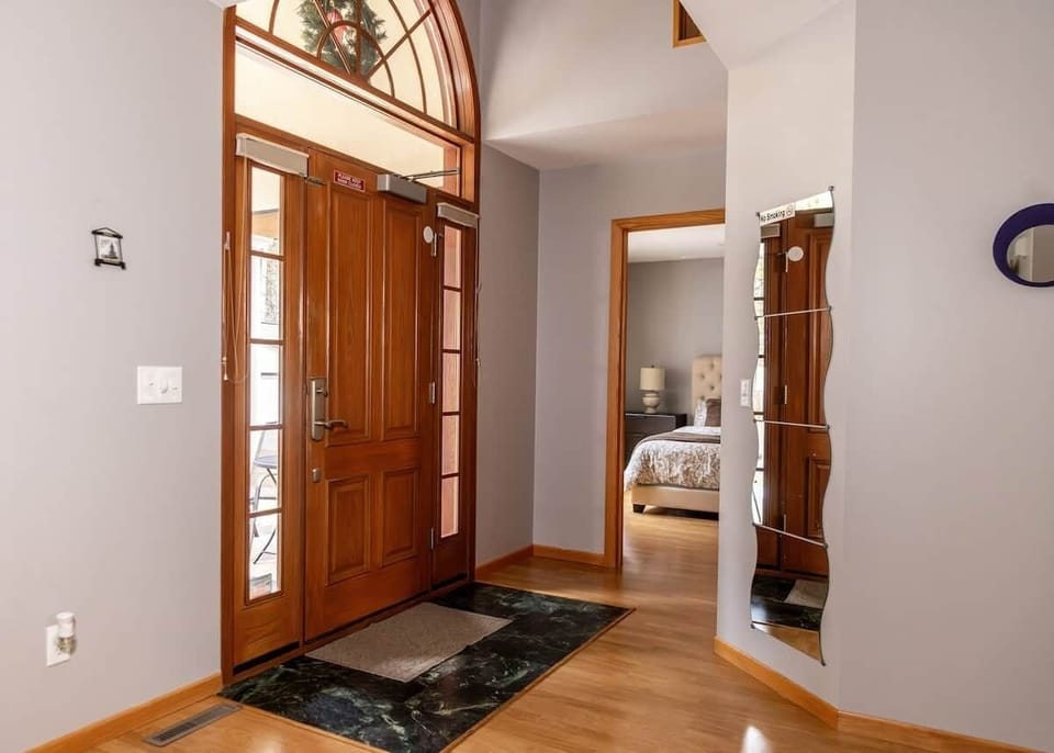 Front Entry Master Bedroom on Left