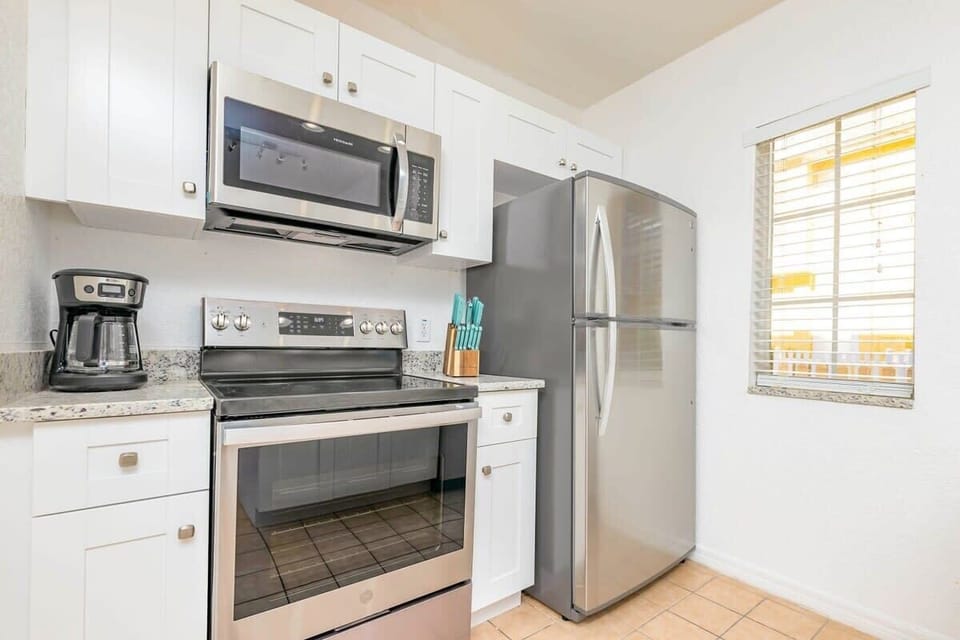 Fully equipped kitchen ready for all your cooking needs.