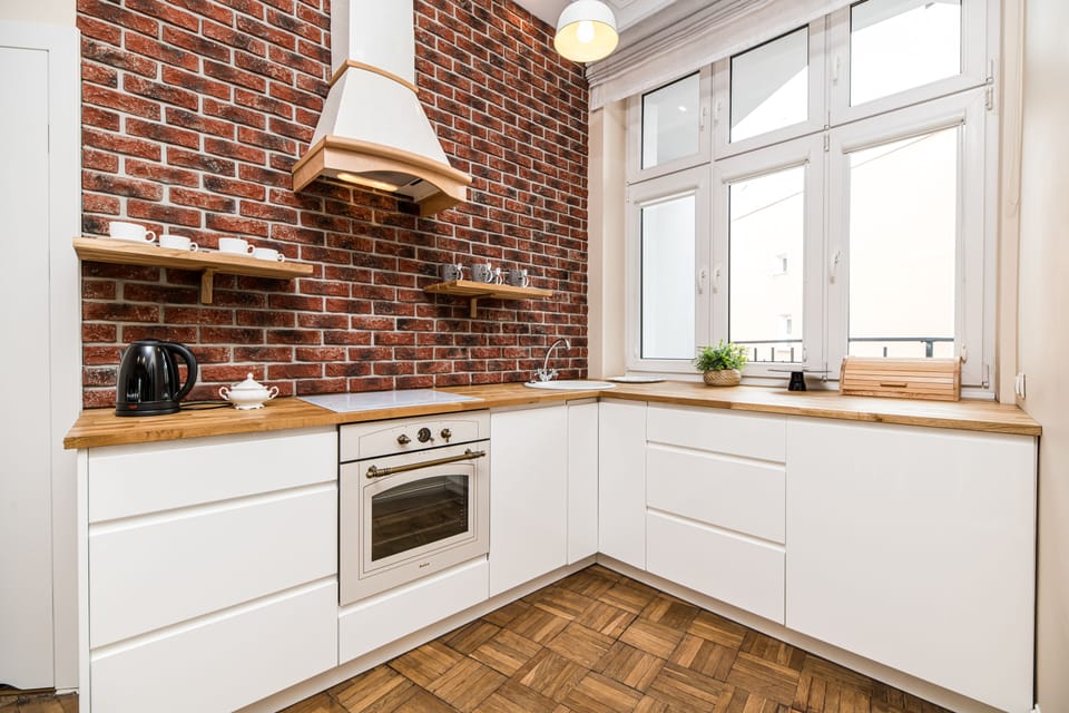 Comfort Apartment | Private kitchen | Mini-fridge, oven, stovetop, dishwasher