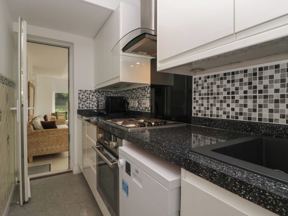 Fridge, dishwasher, electric kettle, toaster