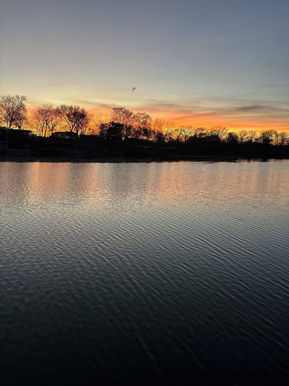 The water is so peaceful