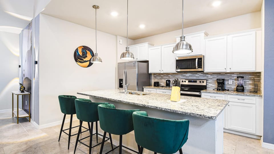 House, Multiple Beds, Pool Access, Pool View (3853LA WIR) | Private kitchen | Coffee/tea maker, electric kettle