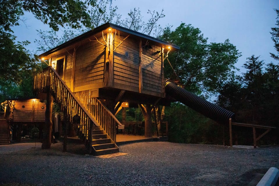 SQUIRRELS GONE WILD TREEHOUSE - SANCTUARY TREEHOUSE RESORT IN THE SMOKY MOUNTAINS - SLEEPS 6