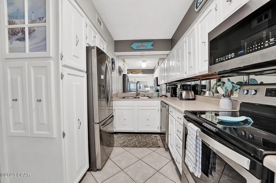 Well stocked kitchen