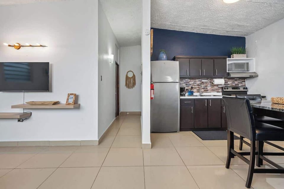 Seamlessly serve meals and clean up with direct access to the dining area