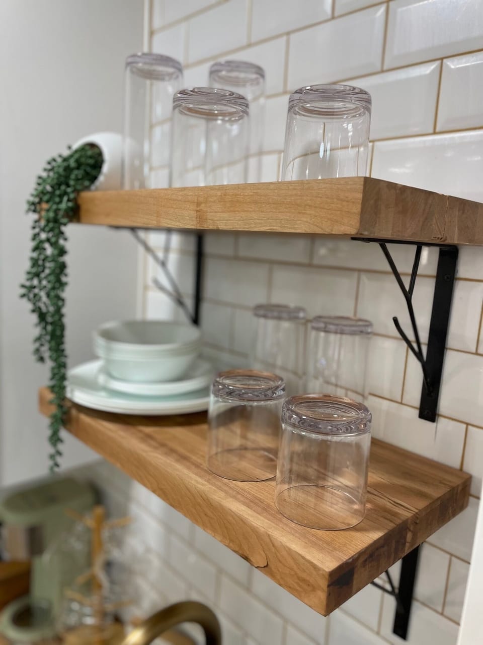 Kitchenette shelving