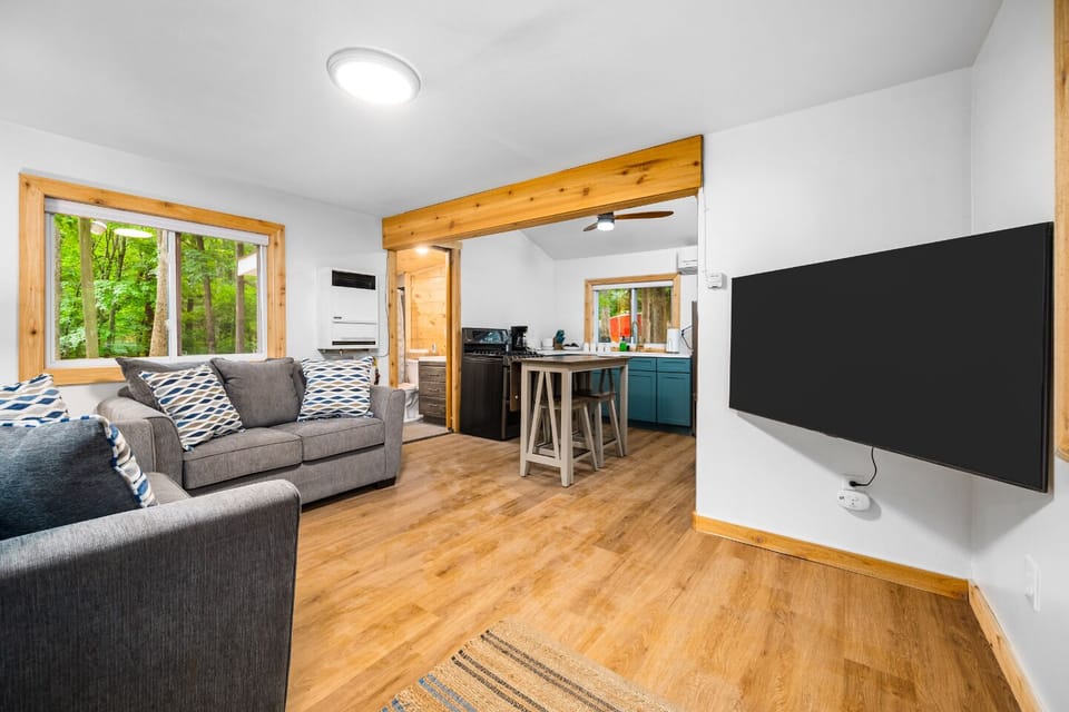 Bright spaces with large windows and chic decor invite relaxation and fun!