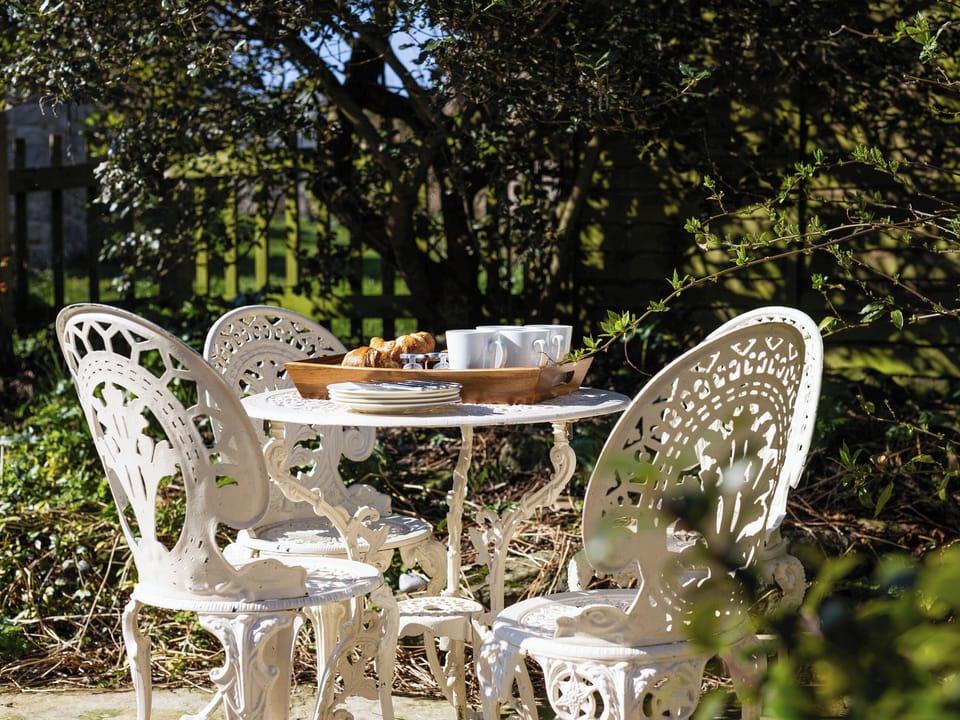 Sitting-out-area | Earsdon Cottage, Ireby, near Bassenthwaite