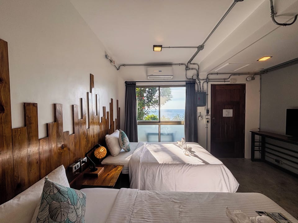 Deluxe Double or Twin Room, 2 Twin Beds, Pool Access | Down comforters, individually furnished, blackout drapes, free WiFi