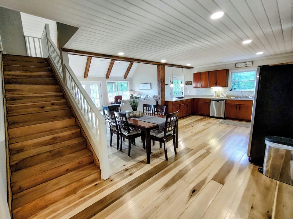 Kitchen and dining area
