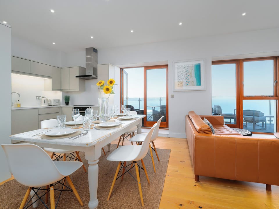 Open plan living space | Blue Horizon - Crows Nest, Mortehoe, near Woolacombe