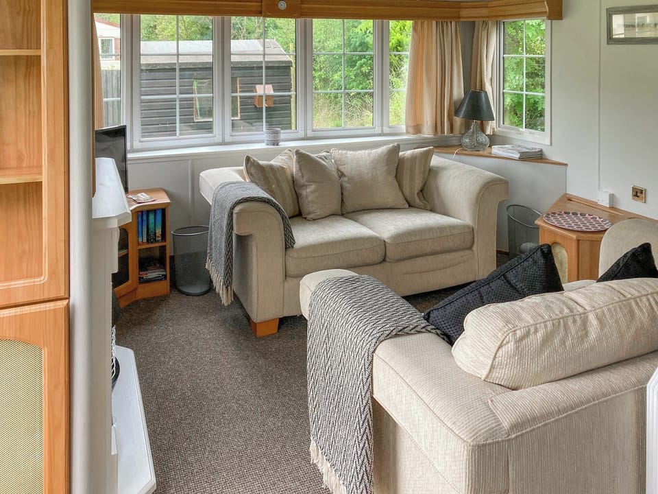 Seating area | Marsh Corner Van - Marsh Corner Holidays, Neatishead, near Wroxham