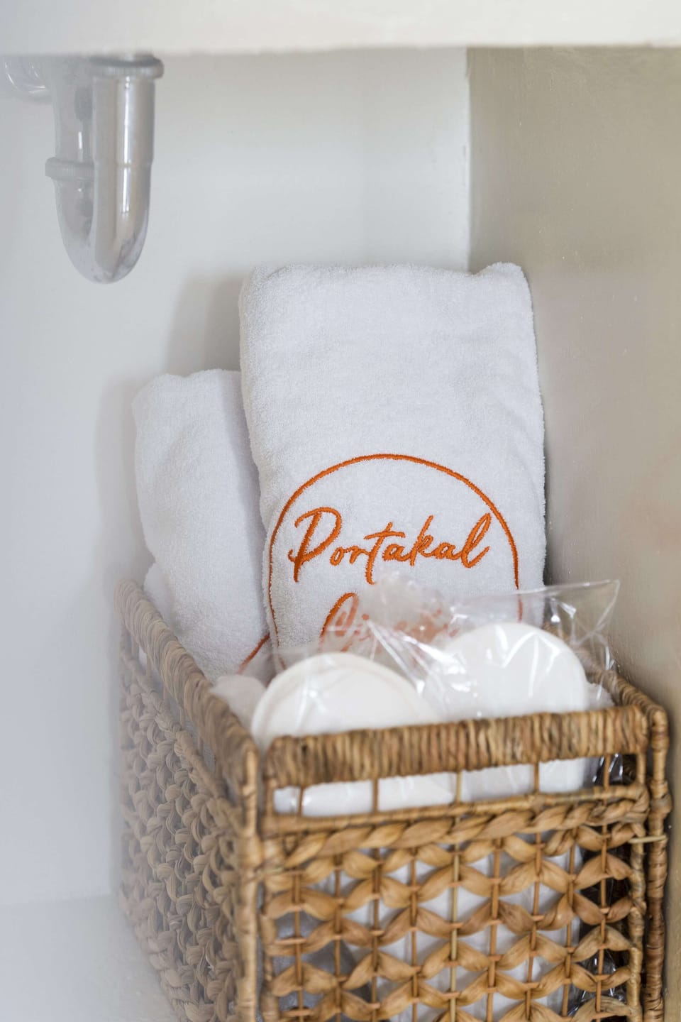 Shower, rainfall showerhead, hair dryer, slippers