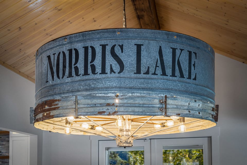 Custom Lighting in Dining Room
