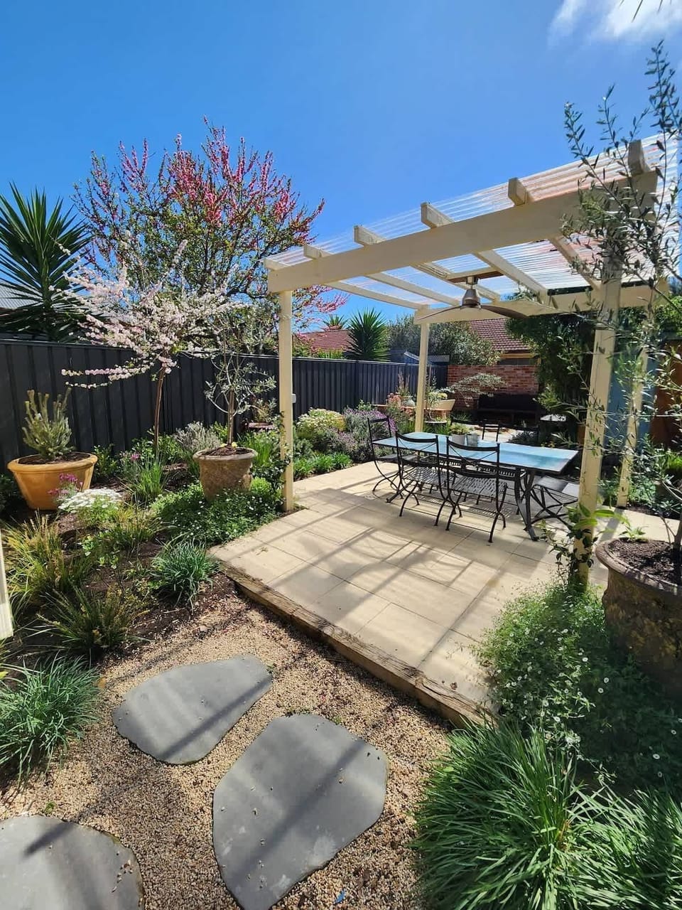 Garden patio