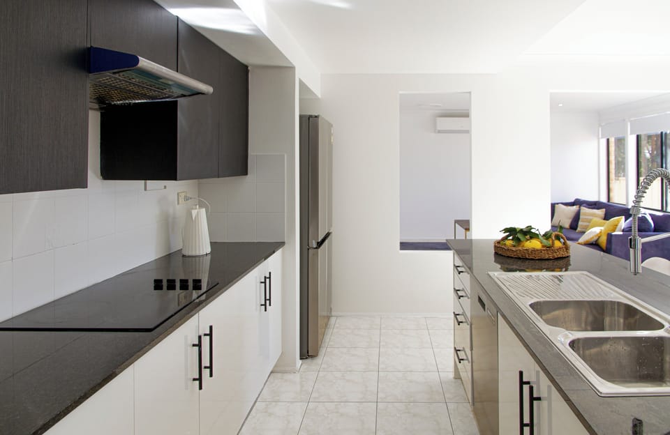Fully equipped kitchen perfect for families 