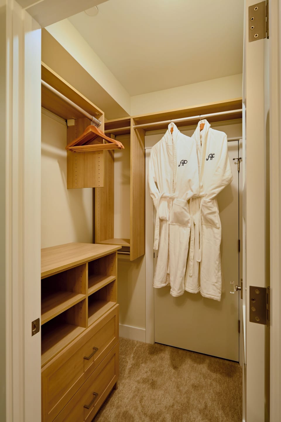 Closets - All closets include custom built-ins and luxurious Mascioni robes.