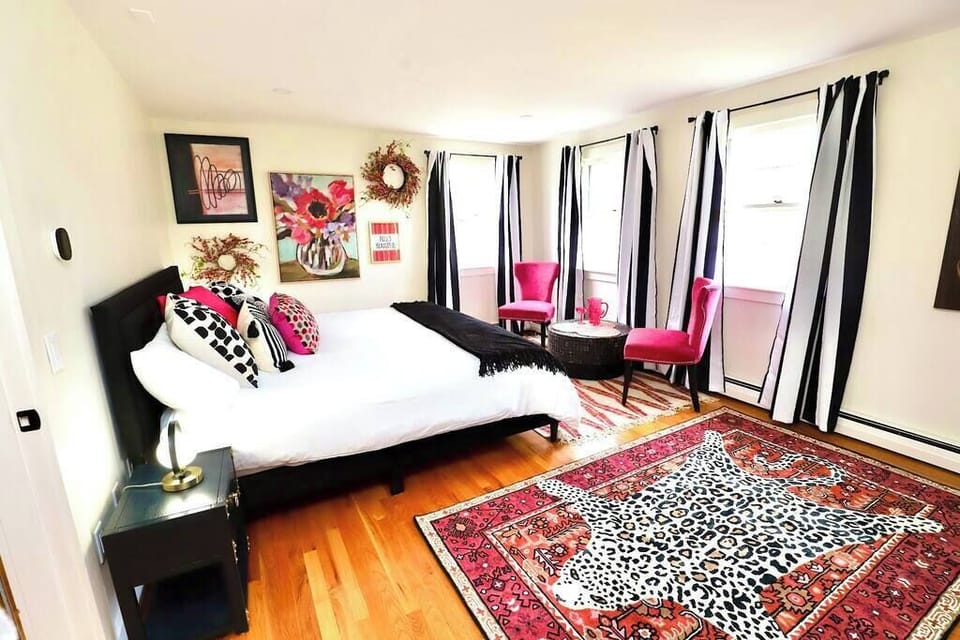 Comfort and elegance awaits you in our master suite!