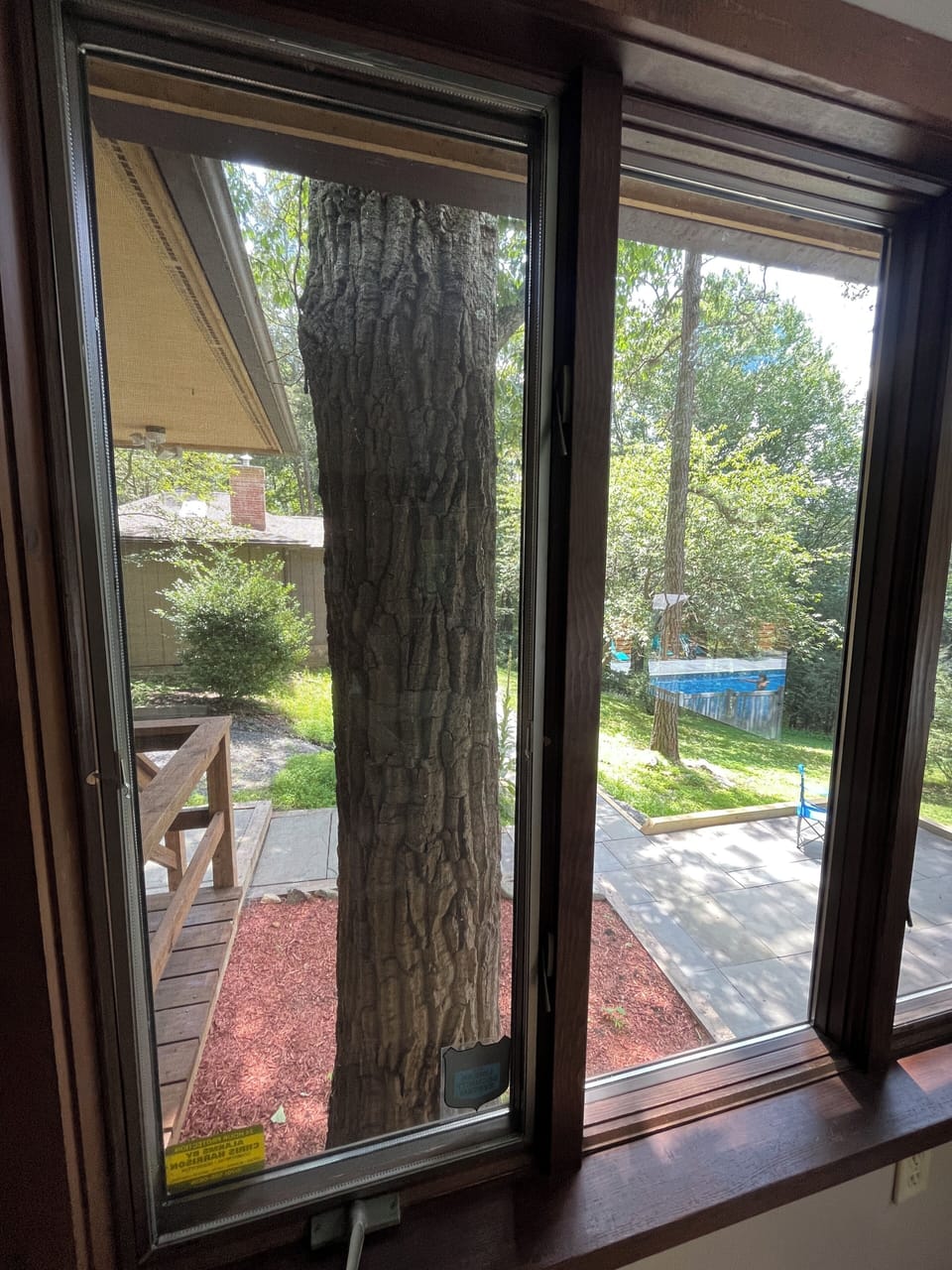 Window view from the house