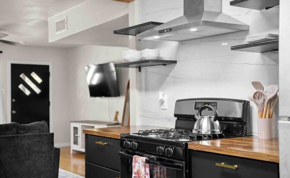 Cook, create, and enjoy in this expansive, modern kitchen.