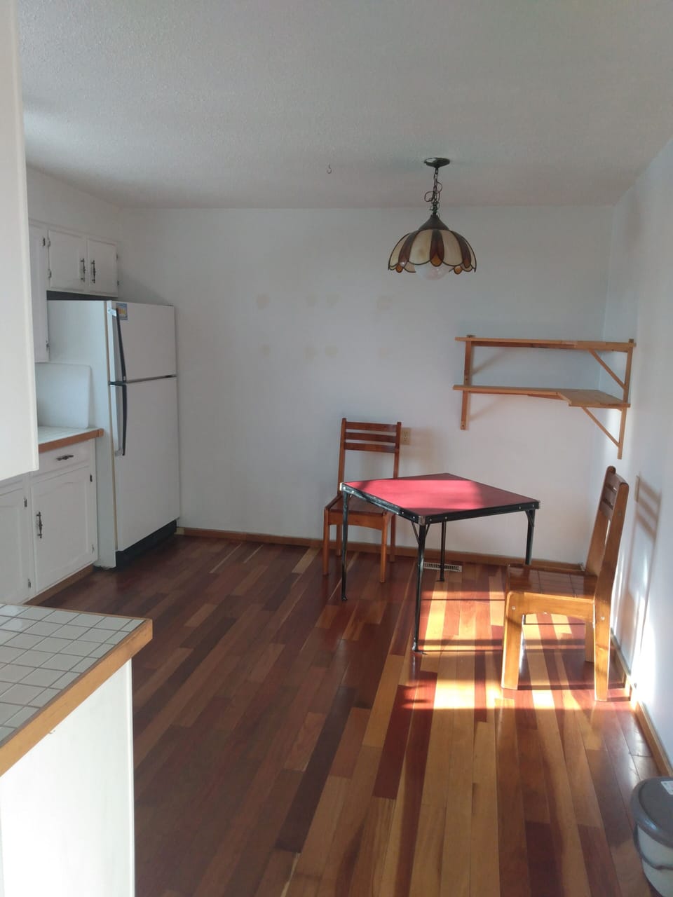 Breakfast table in kitchen 