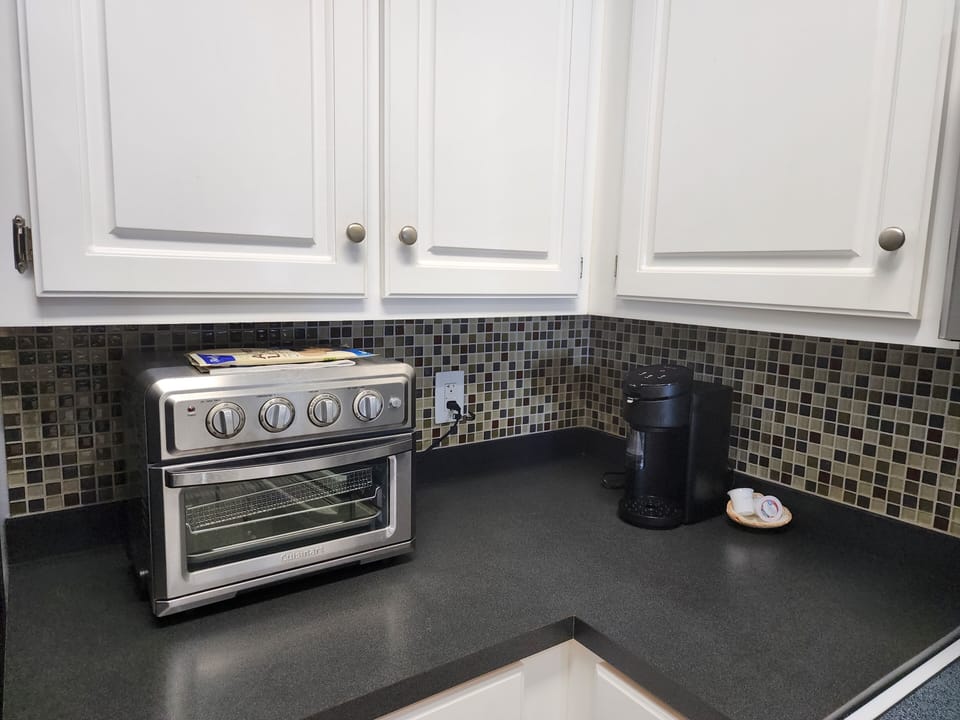 kitchen counter & coffeemaker