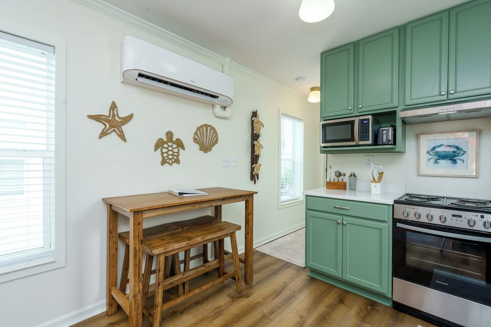 Dining room table for working or move it to enjoy a nice meal together.