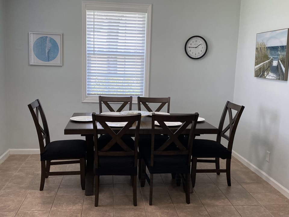 Plenty of seating for dining