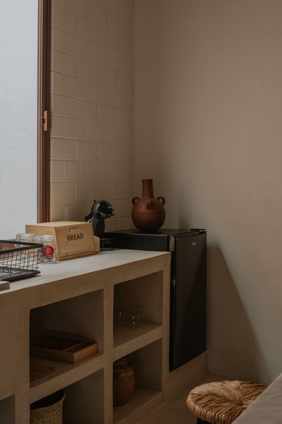 Apartment | Private kitchen | Espresso maker, coffee/tea maker, full-size fridge, electric kettle