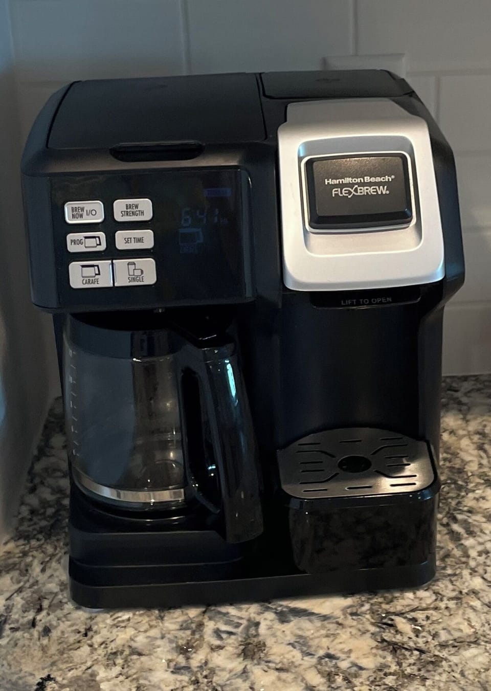 Flex brew system for brewed pots or individual K-cups