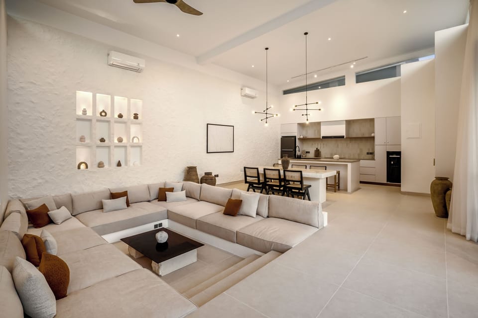 Deluxe Villa, 3 Bedrooms, Private Pool, Pool View | Living area | Smart TV