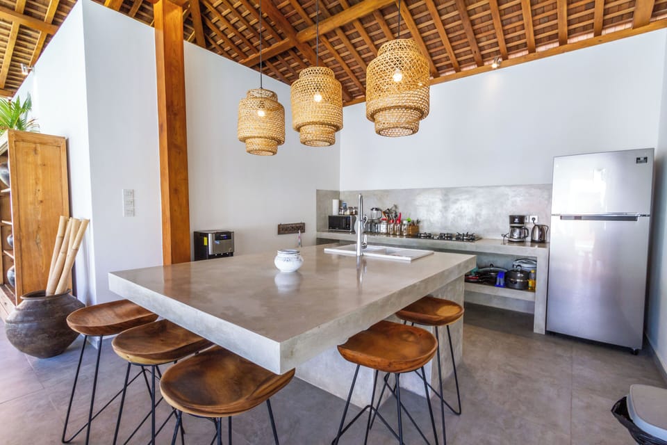Deluxe Villa, 5 Bedrooms, Private Pool, Pool View | Private kitchen | Fridge, microwave, stovetop, electric kettle