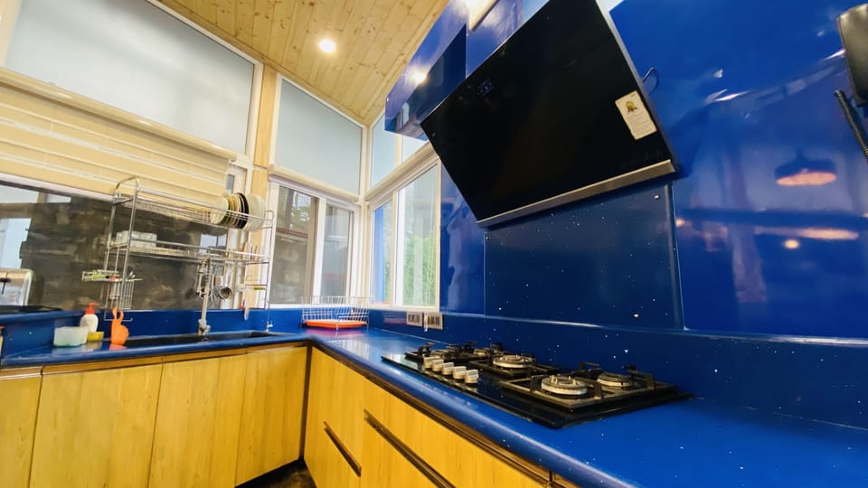 Shared fridge, microwave, electric kettle