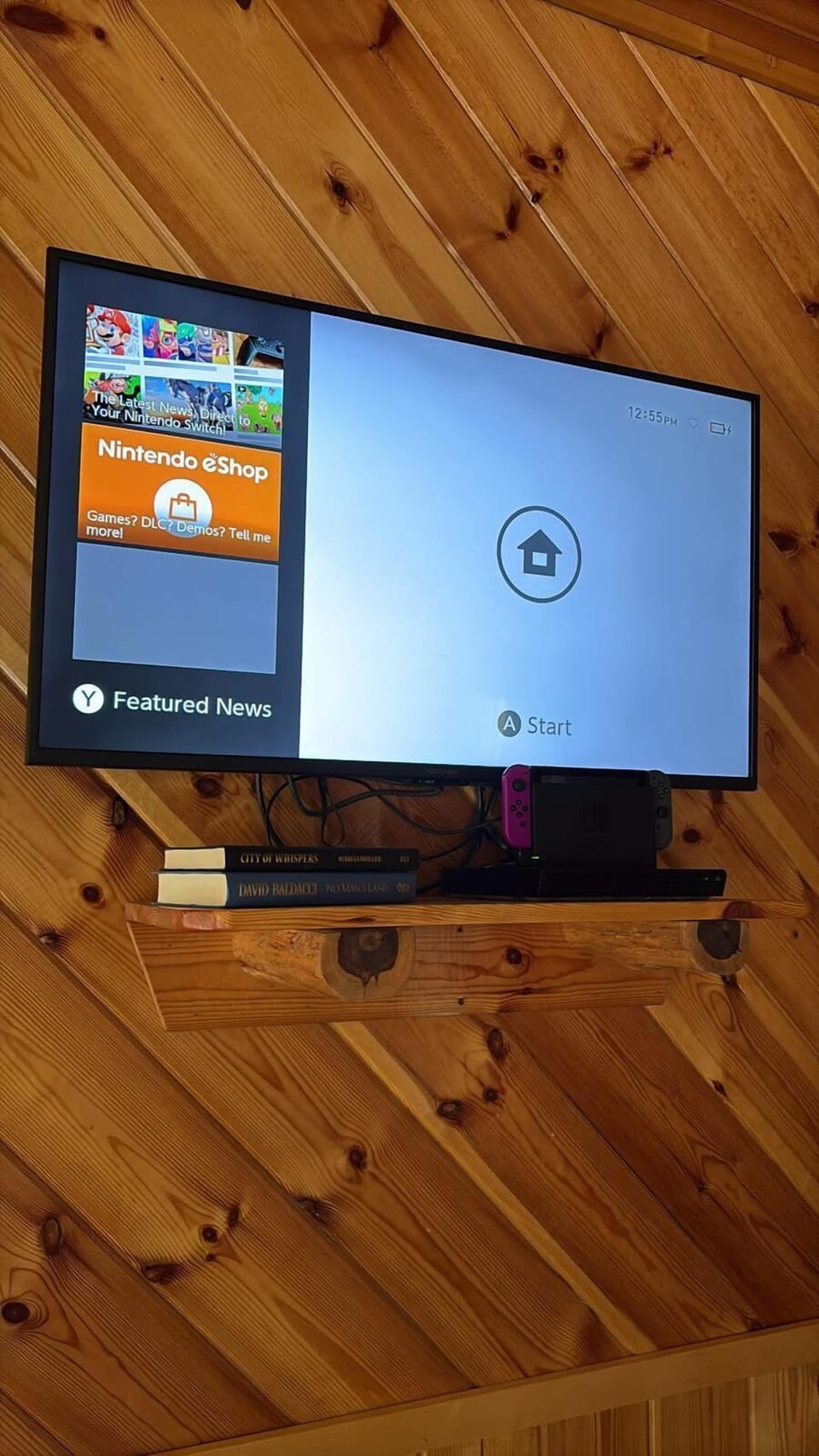 Nintendo Switch in the upstairs king