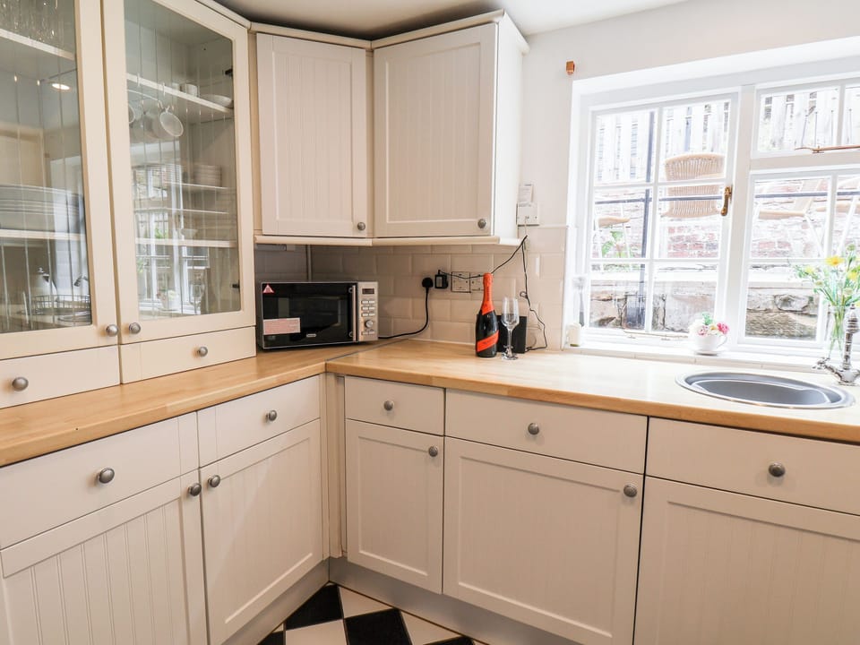 Fridge, dishwasher, electric kettle, toaster