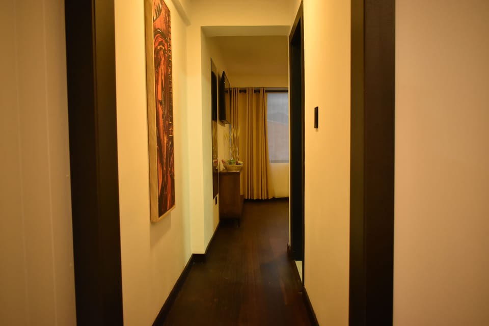 Family Double Room | Desk, laptop workspace, blackout drapes, iron/ironing board (on request)