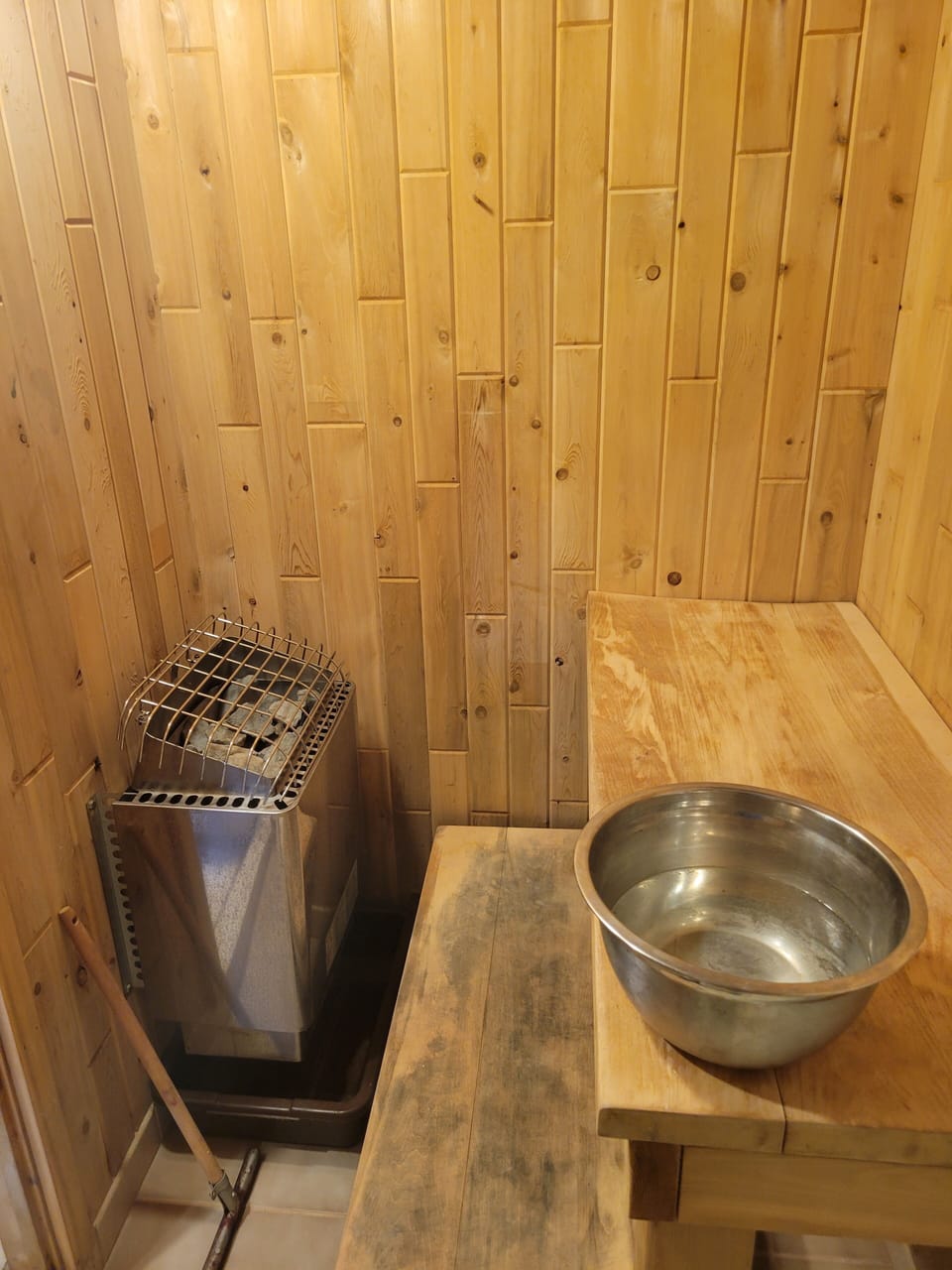 Traditional Finnish cedar sauna