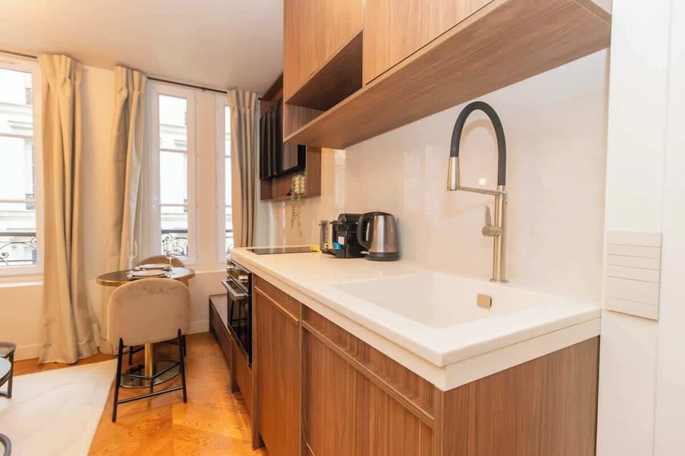 Cuisine américaine ouverte équipée
