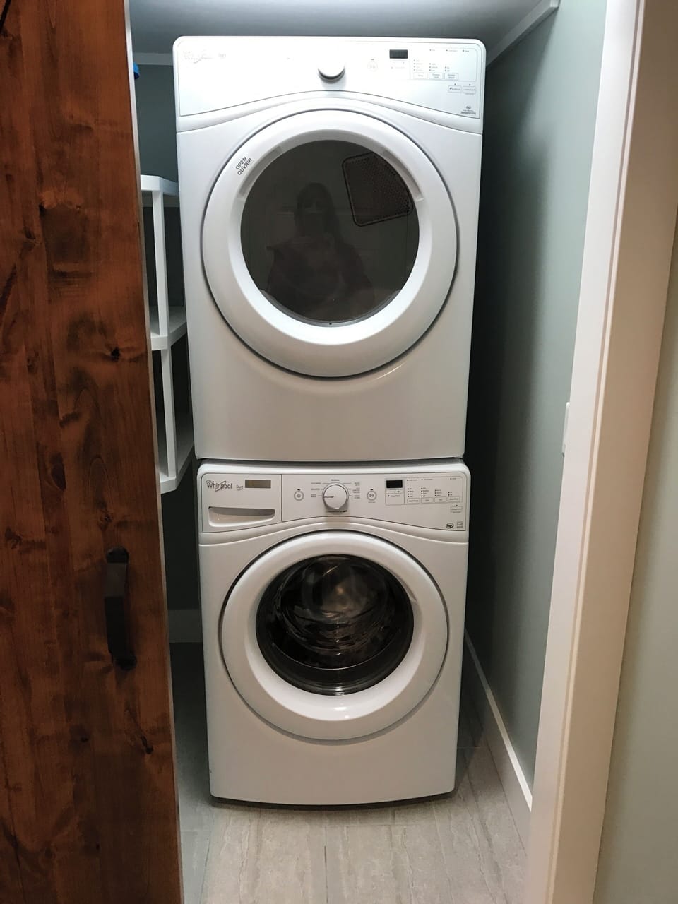 Washer and dryer in the main cottage.