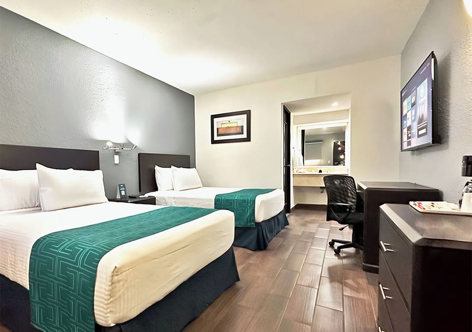 Standard Double Room | Premium bedding, desk, laptop workspace, iron/ironing board