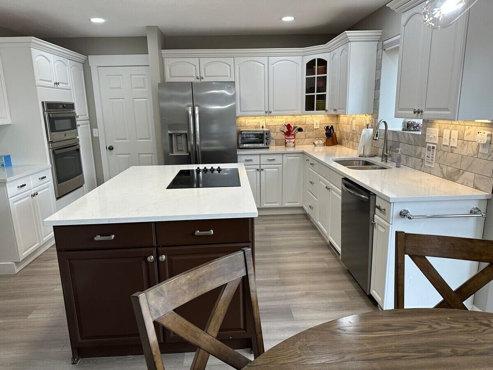 Fully-stocked kitchen
