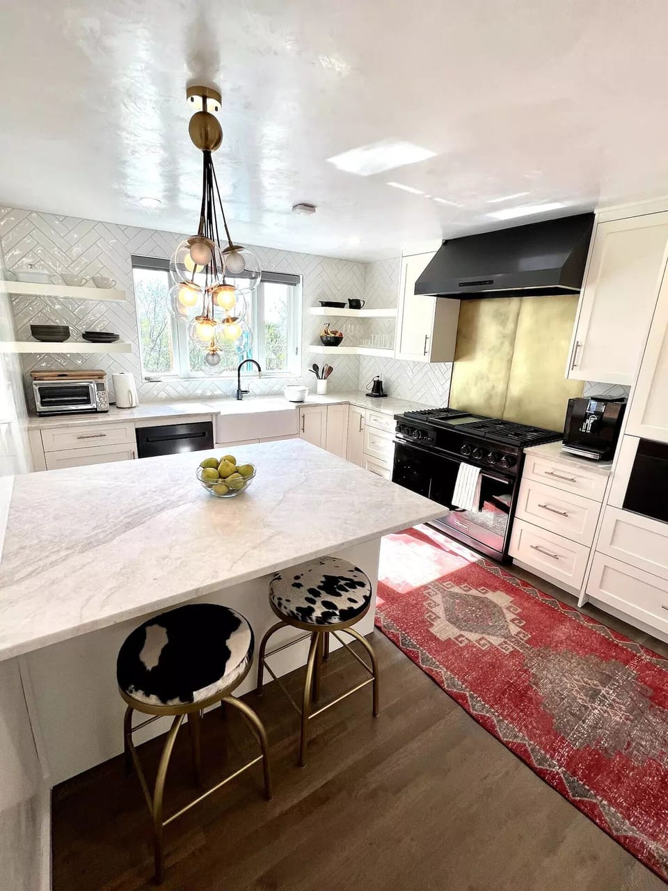 Fully-stocked chef's kitchen with Dacor appliances