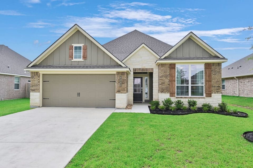 Outside view of the front of the property