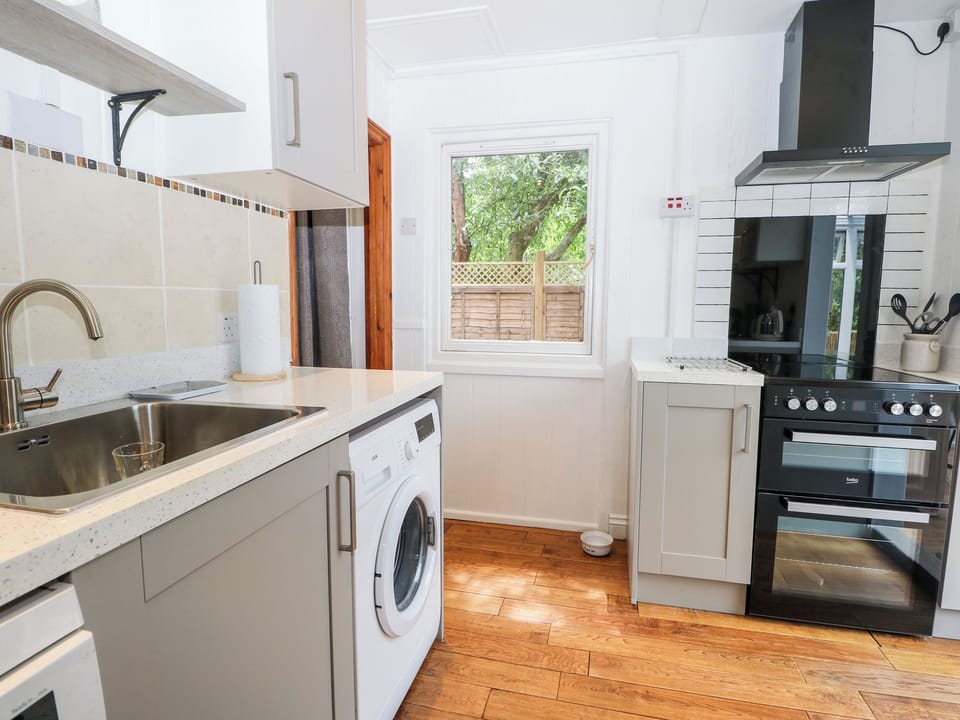 Fridge, dishwasher, electric kettle, toaster